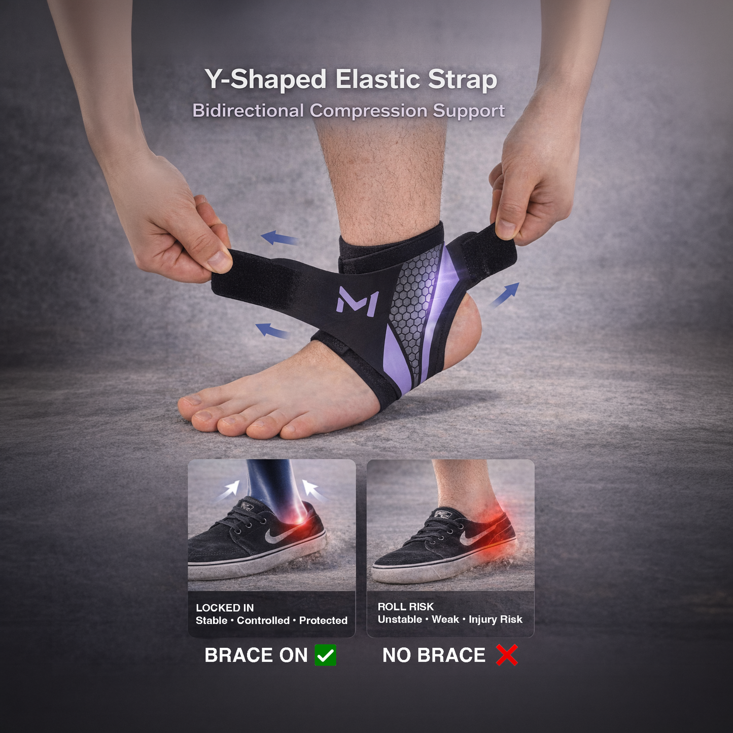 RollBlock™ Performance Ankle Brace