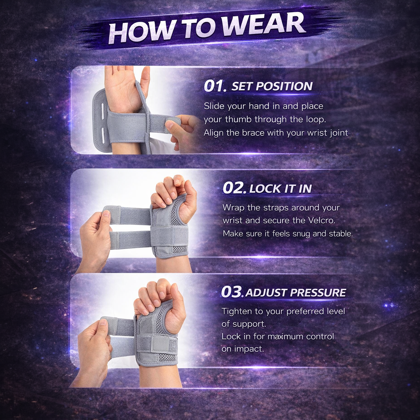RollBlock™ Performance Wrist Brace